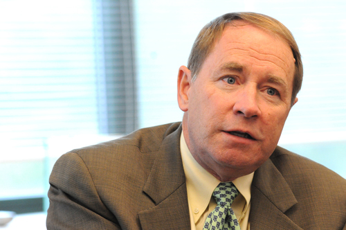 URI PRESIDENT DAVID M. DOOLEY set an ambitious and far-ranging agenda in his inaugural Thursday. / URI PRESIDENT DAVID M. DOOLEY set an ambitious and far-ranging agenda in his inaugural Thursday. /