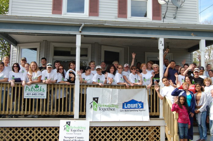 THE NEWPORT COUNTY Board of Realtors helped renovate the home of a needy Newport resident last Saturday.  / 