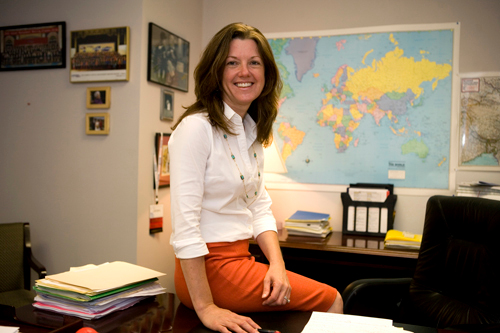 FILLING THE ROLE: Karen Kenney, COO of Liberty International, served as the company’s IT manager despite no formal computer education. / FILLING THE ROLE: Karen Kenney, COO of Liberty International, served as the company’s IT manager despite no formal computer education. /
