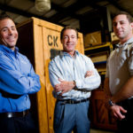 FLOOD OF BUSINESS: From left: Smoke Clean Head of Operations Mike Pomeranz, owner Jack Pomeranz and Justin Pomeranz. The family-owned company saw a spike in business after this spring&rsquo;s record flooding. / 