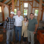 These panels can seal energy savings FROM LEFT: Delta H LEED R&D Manager Traves Ogilvie, Oyster Works architects Andrew Baer and Megan Moynihan, and Charlestown Package Store co-owner Jon Maldon. /