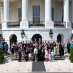 Product of their environment A group of Westerly students meet President Barack Obama at the White House on May 21 after winning the 2010 President’s Environmental Youth Award. The students organized the collection of used cooking oil and arranged for its conversion to biodiesel fuel. Students on the team include, in the first row, Cassandra Lin (third from left) and to her left Taylor Fiore-Chettiar, Miles Temel (to the right of the president) and, next to him, Vanessa Bertsch. In the second row are team members John Perino (far left) and Alex Lin (third from left). U.S. Environmental Protection Agency Administration Lisa Jackson stands next to Obama. /