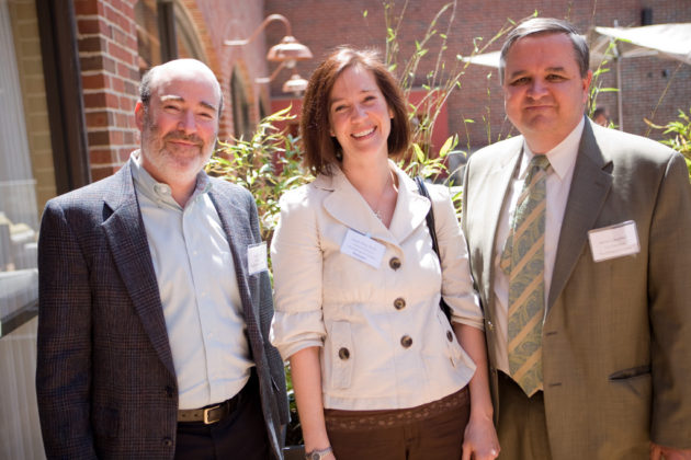 Honoree Sarah Fine, Ph.D., James Campbell and Paul Block, Psychological Centers / Rupert Whiteley