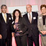 David Gilden, Partridge Snow & Hahn, Honoree Mary Beth Daigneault, St. Clare Home with PBN Publisher, Roger Bergenheim and Bank Rhode Island CEO, Merrill Sherman / Rupert Whiteley