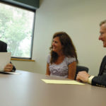 At AIPSO, flexibility helps fuel sense of purpose BUSINESS AS USUAL: Gary Miller, right, AIPSO director of human resources, and President David Kohlhammer with administrative assistant Denise DiDino. Kohlhammer said the company makes every effort to promote from within. /