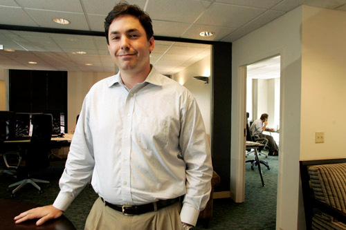 GROWTH SPURT: Charlie Kroll, CEO of Andera Inc., which has grown to a 60-employee company thanks in part to EDC loans. / GROWTH SPURT: Charlie Kroll, CEO of Andera Inc., which has grown to a 60-employee company thanks in part to EDC loans. /