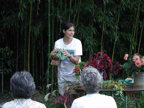 SEED TO GROW: Gail Read, Blithewold gardens manager, conducts a workshop during Gardener's Day at Blithewold in Bristol, an annual educational event. / SEED TO GROW: Gail Read, Blithewold gardens manager, conducts a workshop during Gardener's Day at Blithewold in Bristol, an annual educational event. /
