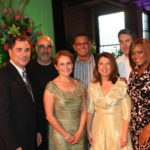 FROM LEFT: Saul Kaplan, co-chair of The Miriam Hospital Wine & Dine; John Elkay of the Chow Fun Food Group; Miriam Garron, Food Network’s “Throwdown! With Bobby Flay”; Robert Irvine, Food Network’s “Dinner Impossible”; Susan Kaplan, co-chair of The Miriam Hospital Wine & Dine; Casey Riley of the Newport Restaurant Group; and Sunny Anderson, Food Network’s “Cooking for Real.” / 