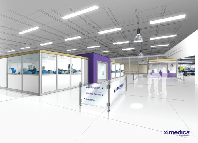 MEDICAL DEVICE MAKER XIMEDICA is expanding its Providence headquarters facility to accommodate increased demand for its products and services, including a clean room. / 