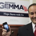 Congressional candidate Gemma launches iPhone app for campaign CONGRESSIONAL CANDIDATE Anthony Gemma shows off the iPhone app developed so he can better communicate with voters. /