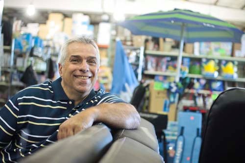 A GOOD DEAL MORE: Jeff Calista, owner of A Little Bit of Everything, has moved the store twice since it opened to accommodate its growth. It was founded in 1994 as Thrift, Groceries and More. / A GOOD DEAL MORE: Jeff Calista, owner of A Little Bit of Everything, has moved the store twice since it opened to accommodate its growth. It was founded in 1994 as Thrift, Groceries and More. /