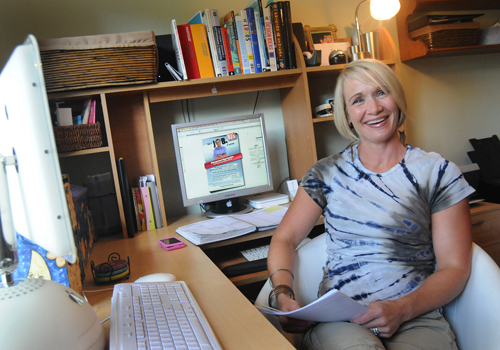 STRIVING FOR PERFECTION: Christine Case, owner of Christine Case Design, prides herself on her ability to meet deadlines and budgets. She is currently doing work for BJ’s Wholesale Club and Blue Cross & Blue Shield of Massachusetts. / STRIVING FOR PERFECTION: Christine Case, owner of Christine Case Design, prides herself on her ability to meet deadlines and budgets. She is currently doing work for BJ’s Wholesale Club and Blue Cross & Blue Shield of Massachusetts. /