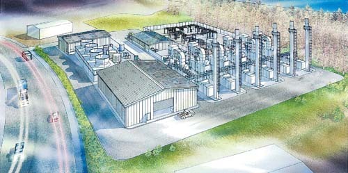 GARBAGE IN: The planned gas-to-electric plant at the Central Landfill in Johnston, pictured above, is expected to become the
second-largest of its kind in the United States. / GARBAGE IN: The planned gas-to-electric plant at the Central Landfill in Johnston, pictured above, is expected to become the
second-largest of its kind in the United States. /