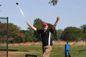 Bill Place, account executive at Honeywell and a presenting sponsor for CCRI's Fall Golf Classic, enjoys the day on the Warwick Country Club golf course. Bill Place, account executive at Honeywell and a presenting sponsor for CCRI's Fall Golf Classic, enjoys the day on the Warwick Country Club golf course.