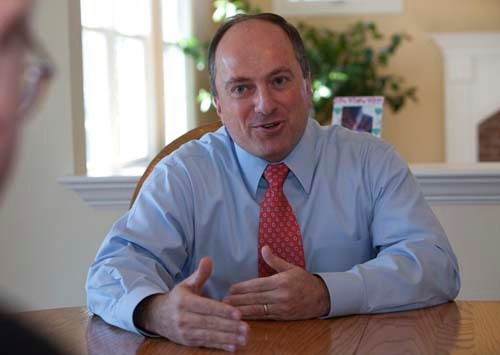 BUILDING BLOCK: Kenneth J. Block, Moderate Party candidate for governor, has never held political office, but believes his business background is experience enough. / BUILDING BLOCK: Kenneth J. Block, Moderate Party candidate for governor, has never held political office, but believes his business background is experience enough. /