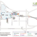 ROAD AHEAD: A map of the Interlink facility. The car-rental companies will be located in the customer-service building. For a larger version of this graphic, CLICK HERE. / 