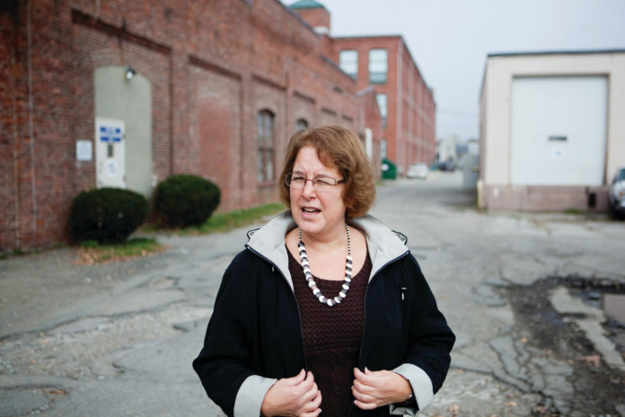 BACK TO BASICS: Diana Campbell, executive director of the Mosaico Business & Community Development Corp., wants Bristol Industrial Park to become a business incubator. / 