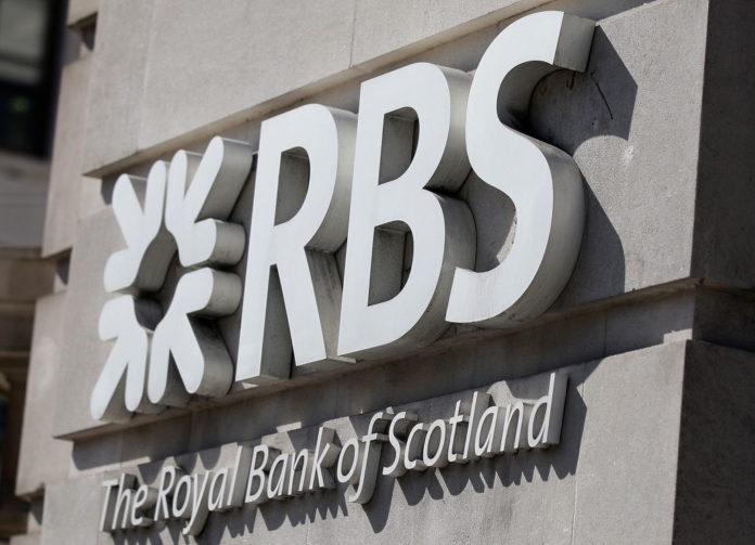 ROYAL BANK OF SCOTLAND GROUP, the parent company of Citizens Financial Group, dropped in London trading on investor concerns over $68 billion of loans to Ireland. / ROYAL BANK OF SCOTLAND GROUP, the parent company of Citizens Financial Group, dropped in London trading on investor concerns over $68 billion of loans to Ireland. /