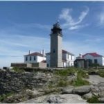 BEAVERTAIL LIGHTHOUSE in Jamestown is one of three Rhode Island sites nominated by the Hampton hotel chain to receive money for restoration. Hampton is asking the public to choose between Beavertail, the Tennis Hall of Fame and the Westerly Armory.  / 