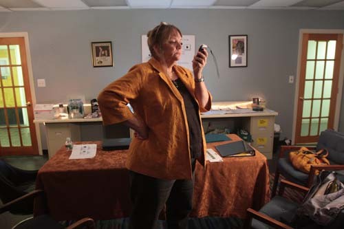SMOKE SCREEN: JoAnne Leppanen is executive director of the R.I. Patient Advocacy Coalition, which has threatened to sue DOH. / SMOKE SCREEN: JoAnne Leppanen is executive director of the R.I. Patient Advocacy Coalition, which has threatened to sue DOH. /