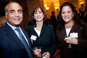 Ron Stabile with Rosemary Ferreira and Barbara Mulcahy of Koch Eye Associates. / Rupert Whitley