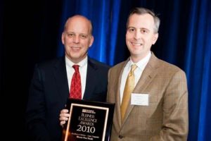 PBN Publisher, Roger Bergenheim and Honoree Todd Blount, President, Blount Fine Foods / Rupert Whitely