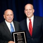 Honoree Gary Furtado, President and CEO of Navigant Credit Union and PBN Publisher, Roger Bergenheim