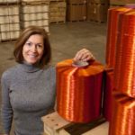 HER OWN SPIN ON IT: Terry Schuster is the third-generation owner of Providence Yarn Co. Her customers include American Cord & Webbing Inc. and Concordia Medical. / 