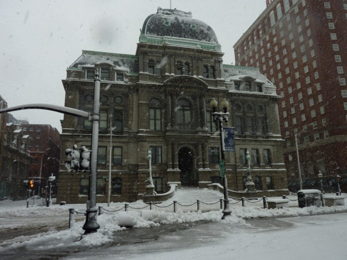 PHOTO: Providence City Hall. The National Weather Service issued a winter storm warning for northern Rhode Island and southeastern Massachusetts from 4 p.m. Wednesday to 10 a.m. Thursday. / PHOTO: Providence City Hall. The National Weather Service issued a winter storm warning for northern Rhode Island and southeastern Massachusetts from 4 p.m. Wednesday to 10 a.m. Thursday. /