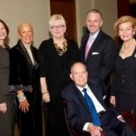 THE RHODE ISLAND HOSPITAL FOUNDATION raised more than $270,000 at the second annual President’s Pursuit of Excellence Dinner. From left: Barbara Haynes, Citadel Broadcasting Providence; Chris Tierney and Judy Siegel, the Rhode Island Hospital Guild; Timothy J. Babineau, president and CEO of Rhode Island Hospital and The Miriam Hospital; and Ellen and Charles Collis (seated). / 