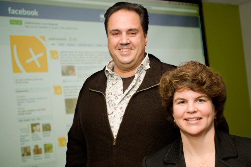 SOCIAL MORES: (add)ventures President and CEO Stephen Rosa and Executive Vice President Mary Sadlier say the key to corporate social media use is a common sense, professional approach. / SOCIAL MORES: (add)ventures President and CEO Stephen Rosa and Executive Vice President Mary Sadlier say the key to corporate social media use is a common sense, professional approach. /