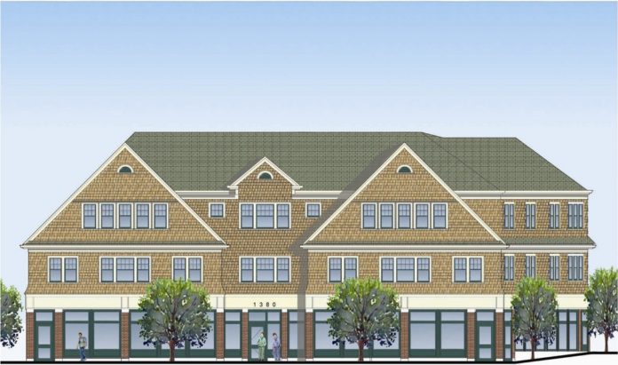 A RENDERING OF TURNING POINT, a Providence home for veterans, which opened last week.  / 