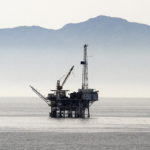Rhode Islanders walloped again by 15-cent gas price jump AN OIL rig stands offshore from Santa Barbara, Calif., on March 4. /