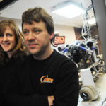 After the waters recede, slow, painful recovery BACK ON TRACK: Wendy Field and Scott Dickerson are the owners of SD Concept Engineering in West Warwick. Ravaged by flooding, the company has begun to find its footing. /