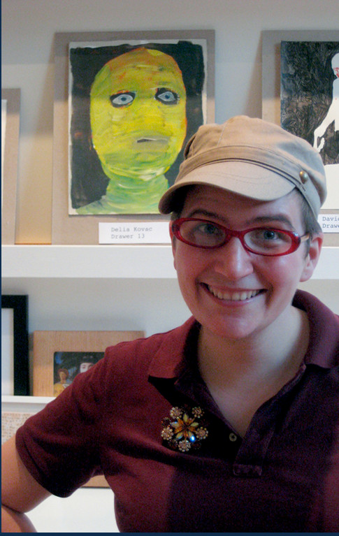 LEARNING THE TERRAIN: Providence-based multimedia artist Delia Kovac is learning how to market her skills and
work online. / LEARNING THE TERRAIN: Providence-based multimedia artist Delia Kovac is learning how to market her skills and
work online. /