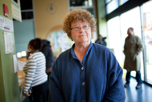 CROSS TO BEAR: Anne Nolan, president of Crossroads Rhode Island, says it’s important to address a homeless person’s case on an individual basis. / CROSS TO BEAR: Anne Nolan, president of Crossroads Rhode Island, says it’s important to address a homeless person’s case on an individual basis. /