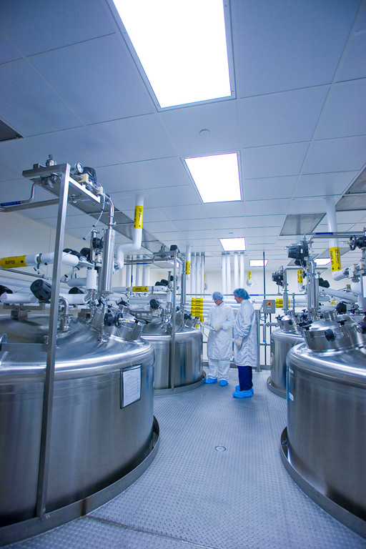 THANKS TO APPROVALS for the making of its blood disorder drug, Soliris, at its Smithfield facility, Alexion Pharmaceuticals is expanding both manufacturing and testing space there. / THANKS TO APPROVALS for the making of its blood disorder drug, Soliris, at its Smithfield facility, Alexion Pharmaceuticals is expanding both manufacturing and testing space there. /