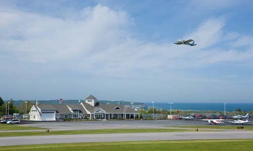 GROUNDED FLIGHT: The Block Island Airport is one of the facilities that will be managed by AvPORTS under a new agreement. The company will receive $150,000 annually, with the state airport corporation responsible for all profits or losses. / 