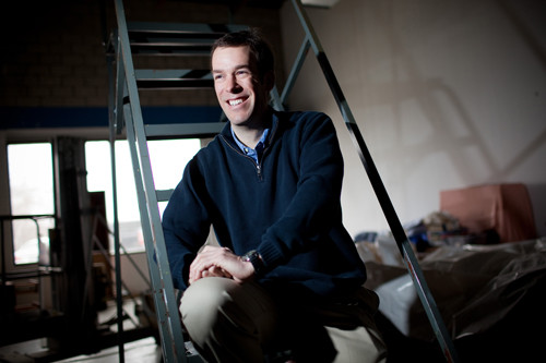 UP IN SMOKE? Seth Bock, CEO of Greenleaf Compassionate Care Center, is one of three business owners impacted by Gov. Chafee’s halt on issuing medical-marijuana certificates. / UP IN SMOKE? Seth Bock, CEO of Greenleaf Compassionate Care Center, is one of three business owners impacted by Gov. Chafee’s halt on issuing medical-marijuana certificates. /