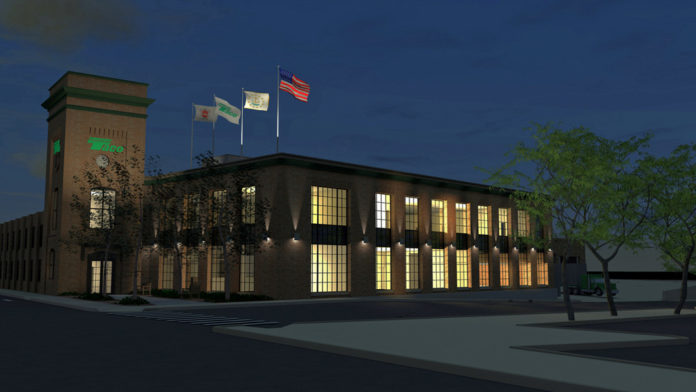 A RENDERING OF THE addition Taco Inc. plans to build at its Cranston headquarters. / 
