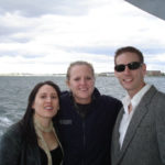 A FUN TRIP: To celebrate the company's 10th anniversary, Envision arranged a cruise through Newport Harbor. Pictured, from left, employees Michele Metivier-Jacobs, Annette Niemczyk and Sean Trifero.

PHOTO COURTESY 
ENVISION TECHNOLOGY ADVISORS / 