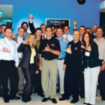 FLYING HIGH: Atrion staff attended a Tech Collective educational event headlined by Lt. Col. Rob Waldman, center right, in dark shirt and pants, who is a motivational speaker on how to build better relationships with all stakeholders.PHOTO COURTESY ATRION NETWORKING /