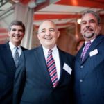 David Gilden, Partridge Snow & Hahn, Bob Padula (center) and Rick Padula, Gencorp Insurance  / Rupert Whitely 
