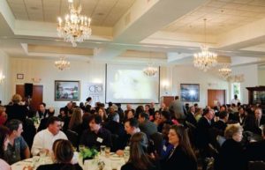 Kirkbrae Country Club's Banquet Room provides a bright setting for the CFO Luncheon / Rupert Whitely
