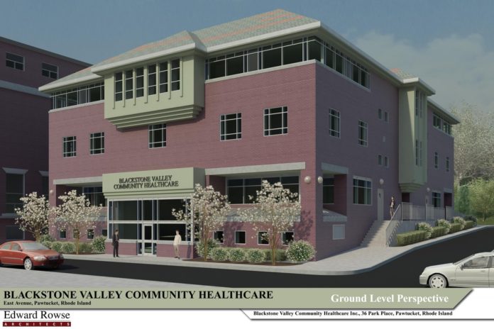 WITH THE new $6.7 million facility, Lavoie continued, scheduled to be completed in September 2012, Blackstone Valley Community Health Care will be able to serve more than 16,000 patients. / WITH THE new $6.7 million facility, Lavoie continued, scheduled to be completed in September 2012, Blackstone Valley Community Health Care will be able to serve more than 16,000 patients. /