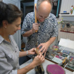 BOOK REPORTS: George and Patricia Sargent founded their book-binding and restoration business in 1982. Projects have ranged from one-offs to work on a highly valuable, extensive personal collection. / PBN PHOTO/BRIAN MCDONALD