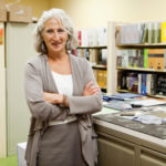 DIRECT APPROACH: Phyllis Cannava, president of Office Direct in Warwick, in her company's office. Office Direct's work can be seen at Johnson & Wales University, Rhode Island Hospital and United Natural Foods. / PBN PHOTO/RUPERT WHITELEY