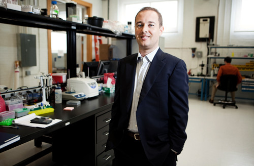 GOOD GENES: Barrett Bready, CEO of NABsys, says that his startup’s approach to looking at DNA is different and more comprehensive than other current methods. / PBN PHOTO/RUPERT WHITELEY GOOD GENES: Barrett Bready, CEO of NABsys, says that his startup’s approach to looking at DNA is different and more comprehensive than other current methods. / PBN PHOTO/RUPERT WHITELEY