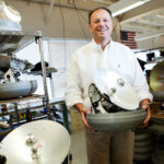 ON TRAC: KVH Industries Inc. has made a splash with its maritime-communications device, TracPhone V3. Martin Kits Van Heyningen, president and CEO of the company, pictured above, said, &ldquo;It&rsquo;s the world's fastest-growing VSAT solution.&rdquo; / PBN PHOTO/RUPERT WHITELEY