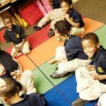 COURTESY OF ACHIEVEMENT FIRST 
PLAY TIME: Students enjoy the play mat at Achievement First's Elm City College Preparatory Elementary School in New Haven, Conn.